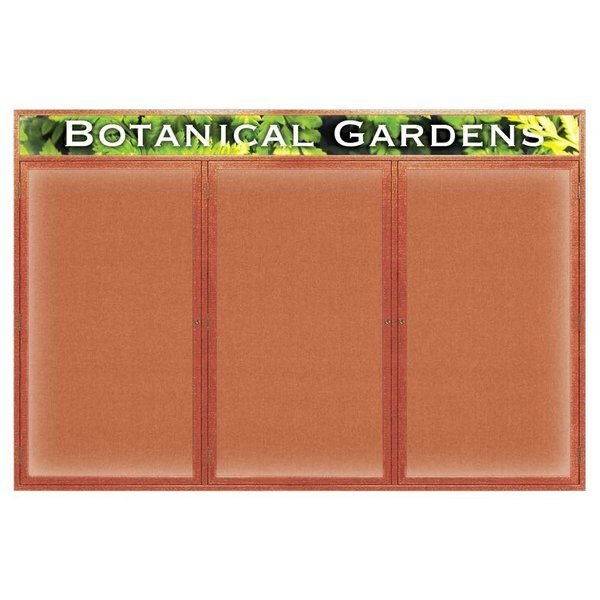 Open Faced Traditional Rounded Corkboard, United Visual Products, Mfr#: UV642ARC-SATIN-KEYLIME